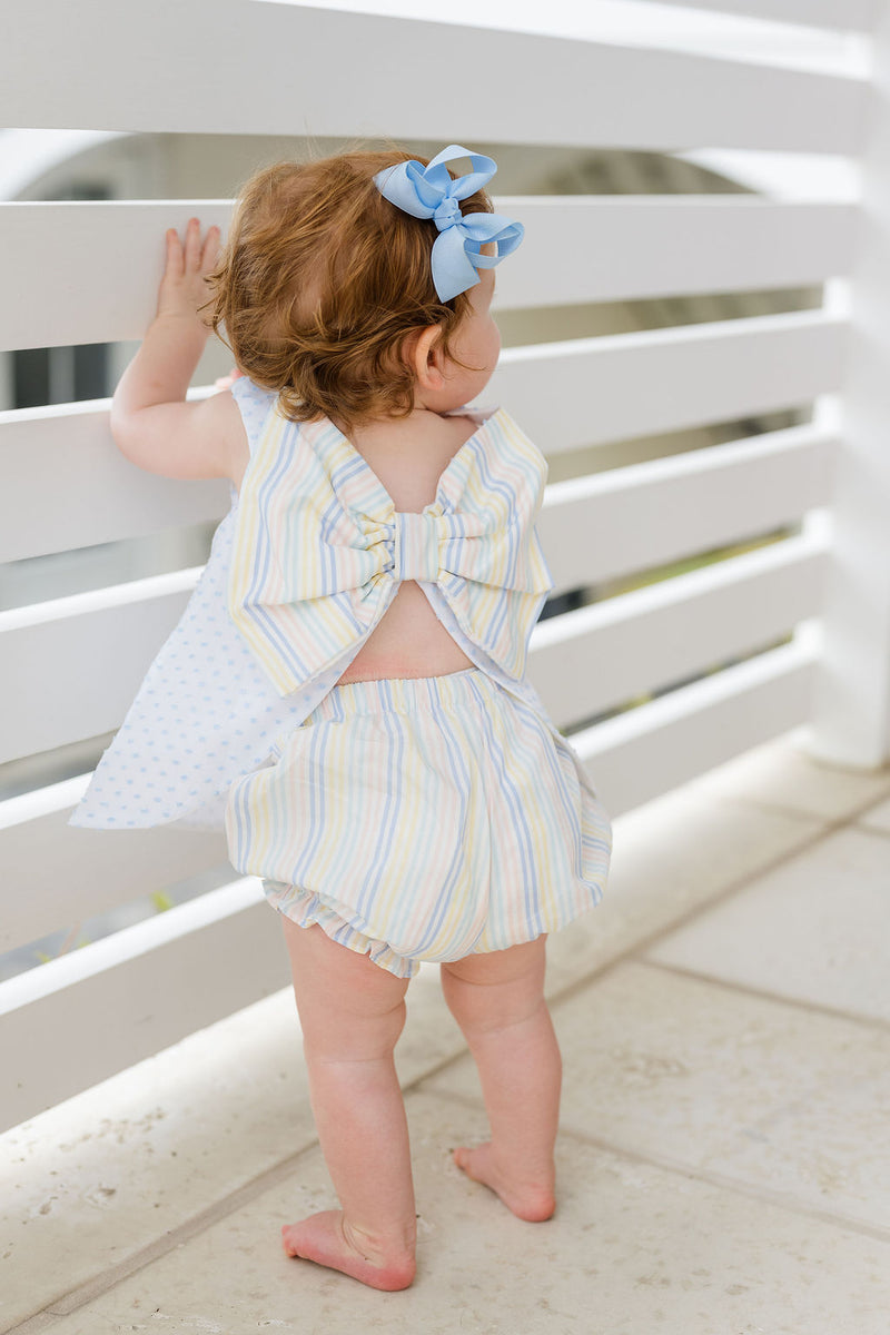 James & Lottie Blue Swiss Dot Lottie Bloomer Set – Pink Sheep Boutique