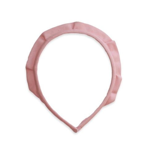 Eva's House Solid Crown Headband- Baby Pink