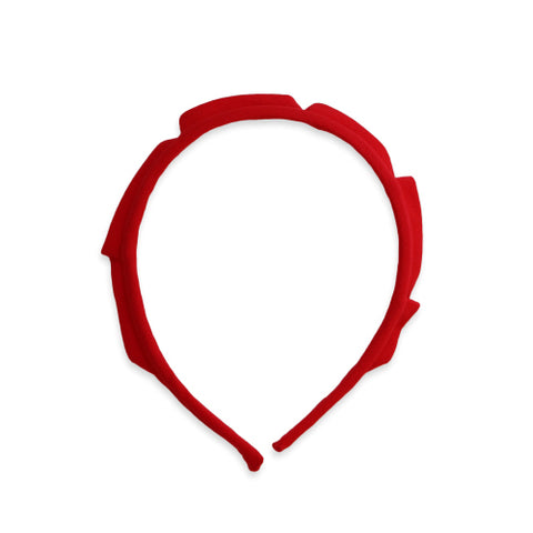 Eva's House Solid Crown Headband- Red