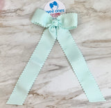 Wee Ones Scallop Bow with Tails-Medium (More Colors)