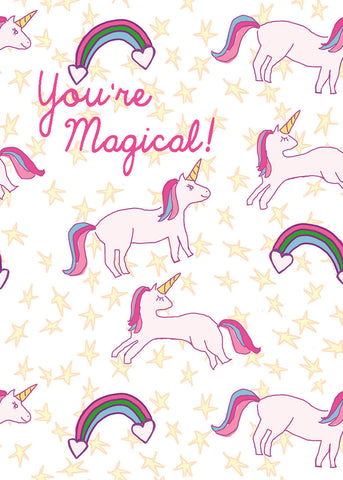 Over The Moon Magical Unicorn Valentines Cards (Set of 12)