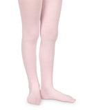 Jefferies Socks Organic Cotton Smooth Toe Tights (Pink, White)