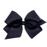 Wee Ones Scallop Bow-Medium (Multiple Colors)