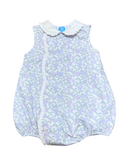 Krewe Kids Pastel Blue Floral Scallop Bubble