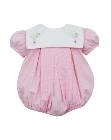 Anavini Pink Birthday Bib Embroidered Bubble