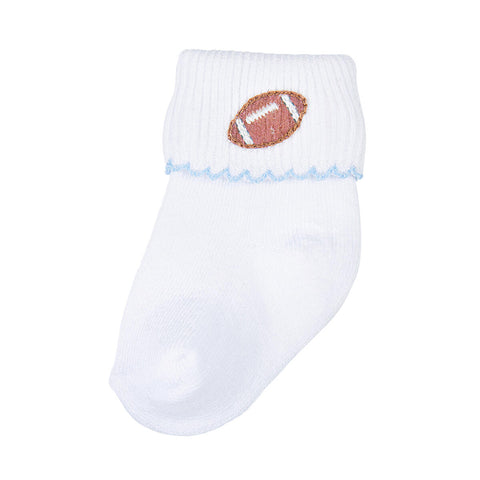 Magnolia Baby Blue Darling Football Socks