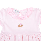 Magnolia Baby Pink Darling Football Toddler Dress