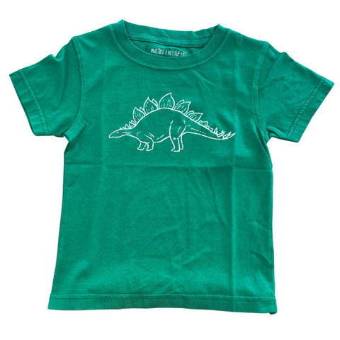 Mustard & Ketchup Kids Green Stegosaurus Tee