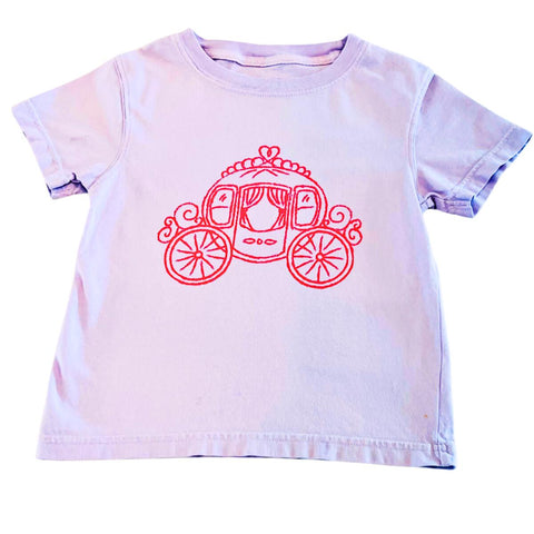 Mustard & Ketchup Kids Lavender Carriage Tee