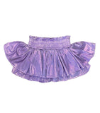 Lola & the Boys Metallic Purple Skirt