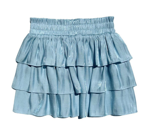 Pleat Light Blue Luna Skirt