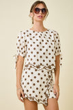 Audrey Polka Dot Skort Set