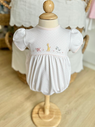 Squiggles by Charlie Pink Dot Animal Safari Bubble