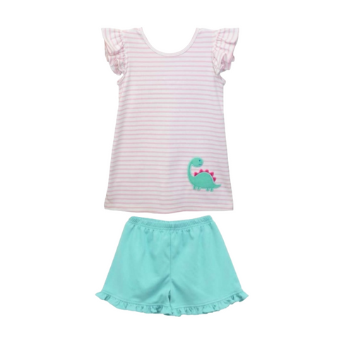 Zuccini Kids Dino Emma Knit Short Set