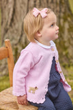 Little English Girls Lab Crochet Cardigan
