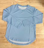 Honesty Angel Falls Blue Performance Long Sleeve Top
