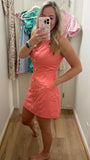 Coral Scallop Sea Shell Dress