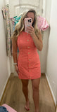 Coral Scallop Sea Shell Dress
