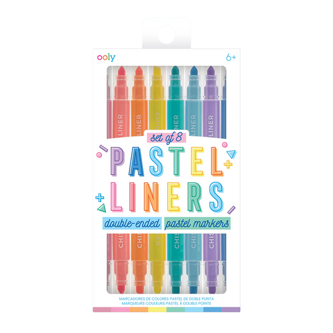 Ooly Pastel Liners Double-Ended Markers