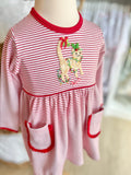 Squiggles by Charlie Christmas Kitty Dress