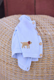 Little English Boys Lab Crochet Cardigan