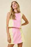 Lemonade Scallop Skort Set