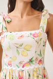 Fruit Printed Maxi Dress