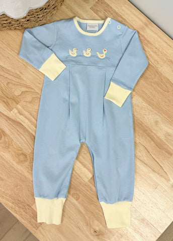 Squiggles by Charlie Duck Trio Long Romper