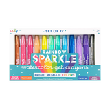 Ooly Rainbow Sparkle Watercolor Gel Crayons