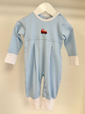 Squiggles by Charlie Blue Firetruck Long Romper