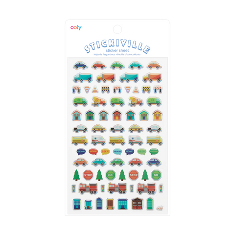 Ooly Stickiville Stickers: Workin' Wheels