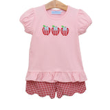 Trotter Street Apple Trio Scallop Short Set