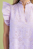 Lilac Eyelet Dress