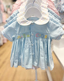 Percy & Tyne Smocked ABC Boys Bloomer Set