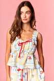 Lemon & Lobster Ruffle Lounge Set