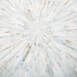 Blue Mother of Pearl Round Tray