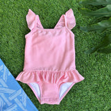 The Beaufort Bonnet Company Pier Party Pink St. Lucia Swimsuit