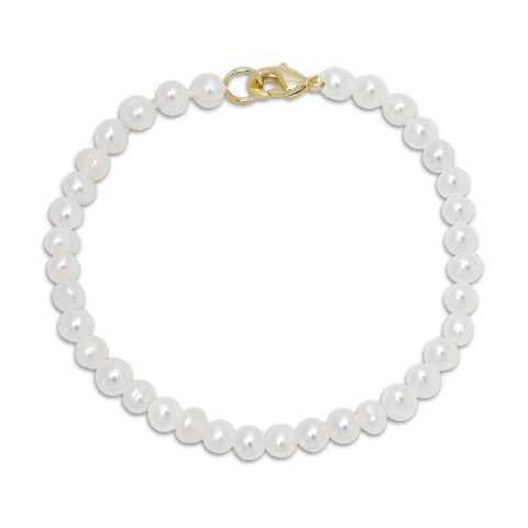 Lily Nily Freshwater Pearl Strand Baby Bracelet