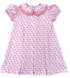 James & Lottie Pumpkin Penny Pleat Dress