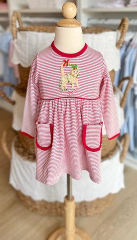 Squiggles by Charlie Christmas Kitty Dress