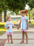 Trotter Street Apple Ribbon Short Set