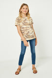 Hayden Girl Camo Tee
