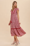 Chili Floral Midi Dress