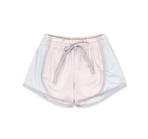 Set Athletics Cotton Candy Pink/Petal Purple/Cotton Candy Blue Stripe Elise Shorts