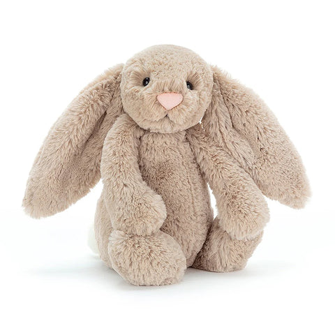 Jellycat Beige Bashful Bunny- Multiple Sizes