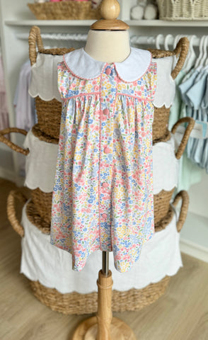Sage & Lilly Spring Floral Button Front Dress