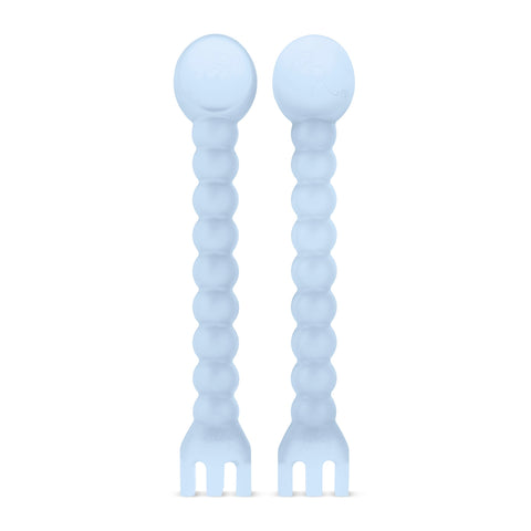 Ryan & Rose Cutie Clear Blue Tensils Fork & Spoon Set (Copy)