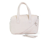 TRVL Sand Pimlico Stripe Quilted Stroller Bag