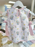 Sage & Lilly Spring Bouquet Apron Bloomer Set