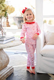 James & Lottie Pima Girls Letters to Santa Pajama Set
